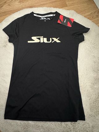 Camiseta Siux Negra Talla S NUEVA