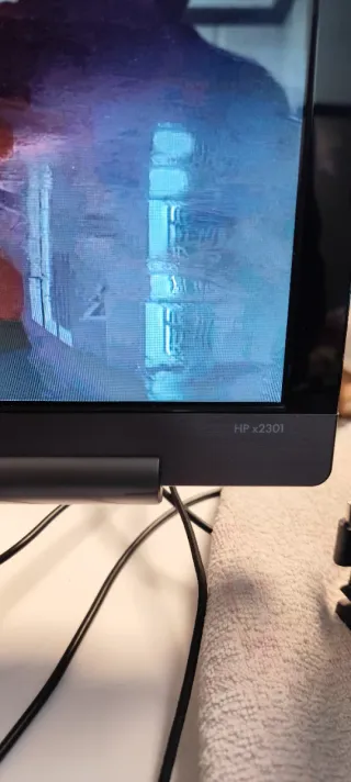 Monitor HP x2301 Negro/Plateado ordenador pc 1080