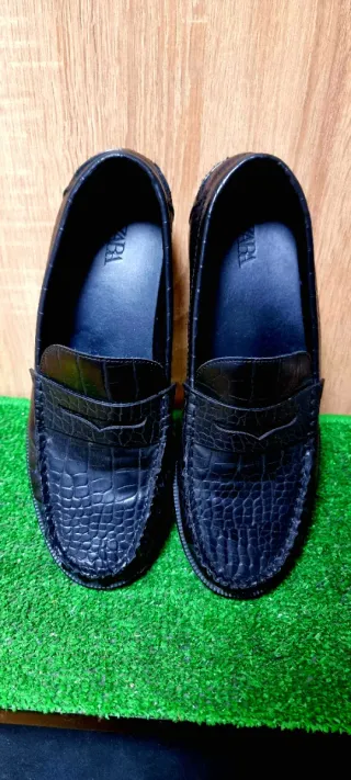 Nauticos Zara Negro Cocodrilo