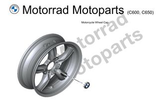Tapa Embellecedor Scooter BMW C650 1x5,5€ y 2x10€