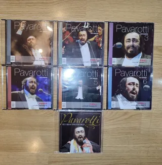 Lote 7 CD Pavarotti Clásica Ópera