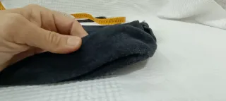 Borsetta by G.Gigli in camoscio blu scuro