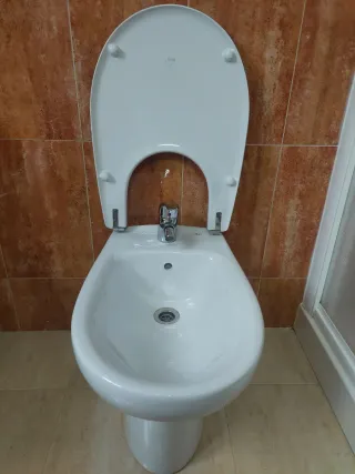 Bidé Roca Blanco con Tapa