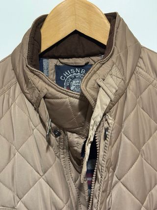 Chaleco acolchado cuadros