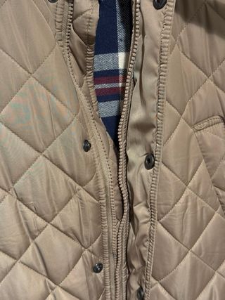 Chaleco acolchado cuadros