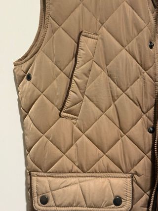 Chaleco acolchado cuadros