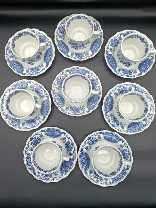 Set tazas café inglesas Staffordshire