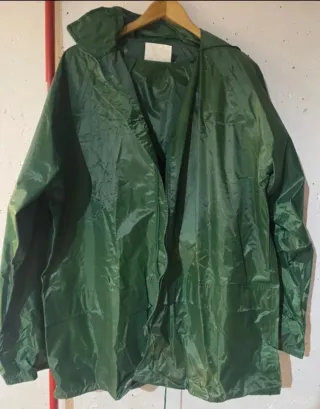 Traje Impermeable Verde de lluvia Talla XL
