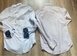 2 Camisas Zara Talla M Slim Fit