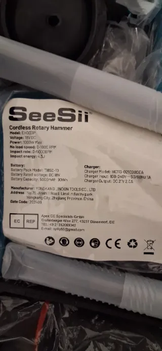 Martillo Percutor Inalámbrico SeeSii EH003P