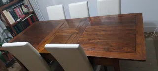 Mesa Comedor Extensible Madera EL GLOBO