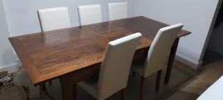 Mesa Comedor Extensible Madera EL GLOBO