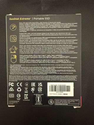 Menoria SanDisk SSD Portátil 2TB USB-C