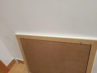 Espejo Marco Blanco Madera