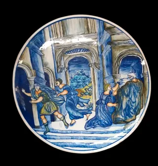 Piatto ceramica Roma Antica diametro 50cm