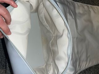 Bolso para carrito blanco brillante