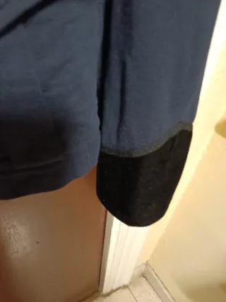 Chaqueta Violeta Militar Negra y Azul