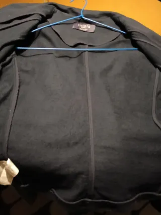 Chaqueta Violeta Militar Negra y Azul