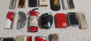 Colección 26 mecheros antiguos