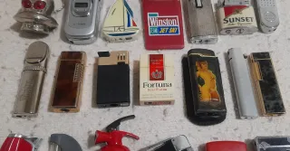 Colección 26 mecheros antiguos