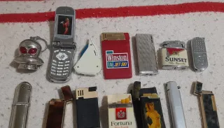 Colección 26 mecheros antiguos