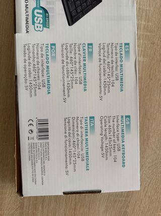 Teclado Pritech PBP-P250 Multimedia USB