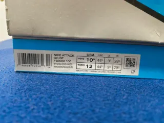 Nike Attack blancas 44'5.