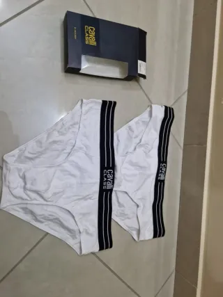 2 Slip Cavalli Class Bianchi XL