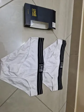 2 Slip Cavalli Class Bianchi XL