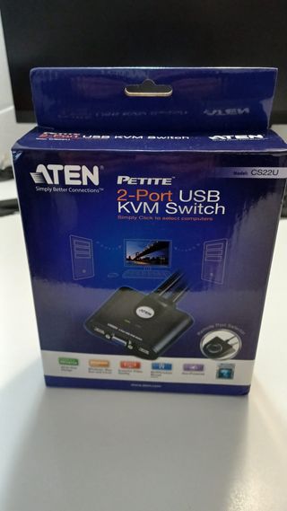 Switch KVM ATEN CS22U 2 Puertos VGA USB