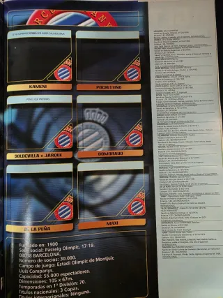 Álbum Cromos Liga 2004-2005 Oficial
