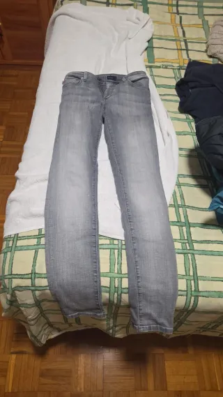 Pantalón Salsa Gris Push Up Talla 34