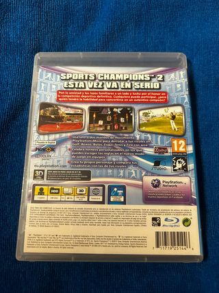 Sports Champions 2 PS3 + Cámara + Mando