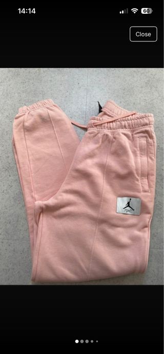 Calças Jordan Rosa Claro Mulher