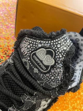 Scarpe Louis Vuitton Skate Nere/Argento