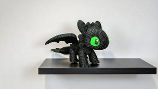 Toothless dragón negro