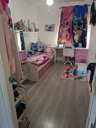 Cama 90, Armario, Estantería Blanca, textil