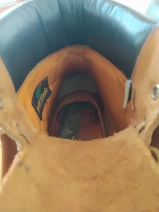 Timberland Stivali in nabuk giallo