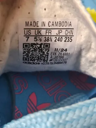 Zapatillas Adidas SL 72 Azul y Rosa