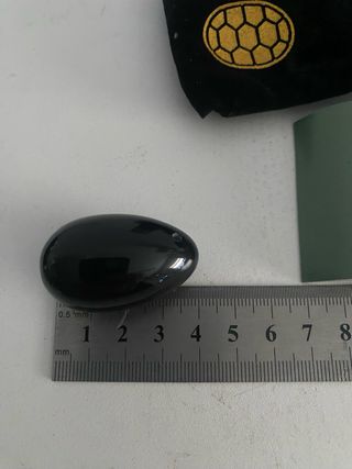 Colgante de Obsidian Yoni Egg 38gr