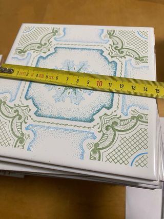 Baldosas antiguas 15x15 cm (lote)