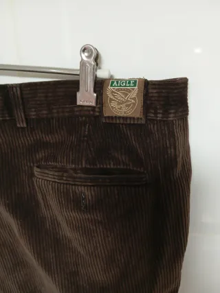 Pantalones pana Aigle 5 bolsillos Talla XL