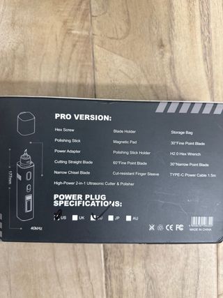 Cortador y Pulidor Ultrasónico 2 en 1