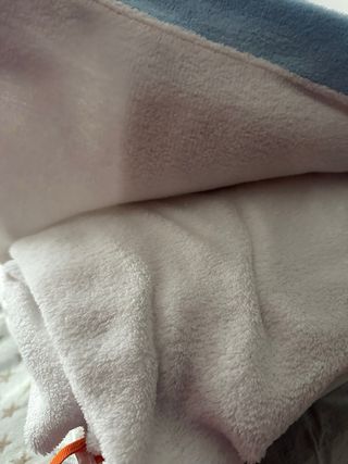 Conjunto cuna pelitos azul y blanco