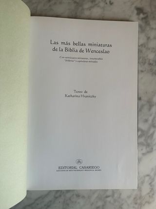 Las mas bellas miniaturas de la Biblia Wenceslao