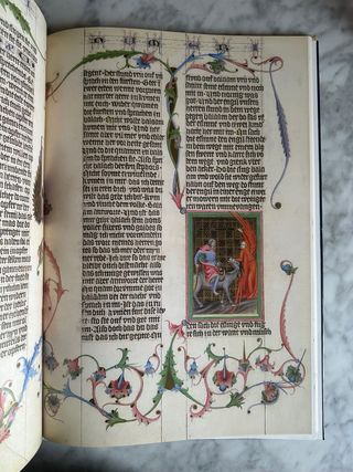 Las mas bellas miniaturas de la Biblia Wenceslao