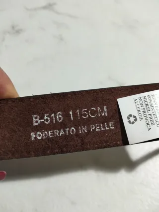 Cintura uomo intrecciata grigia