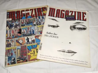 Lote 2 revistas Magazine años 90 vintage