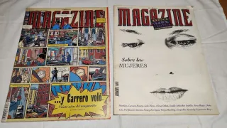 Lote 2 revistas Magazine años 90 vintage