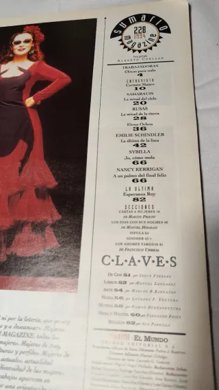 Lote 2 revistas Magazine años 90 vintage